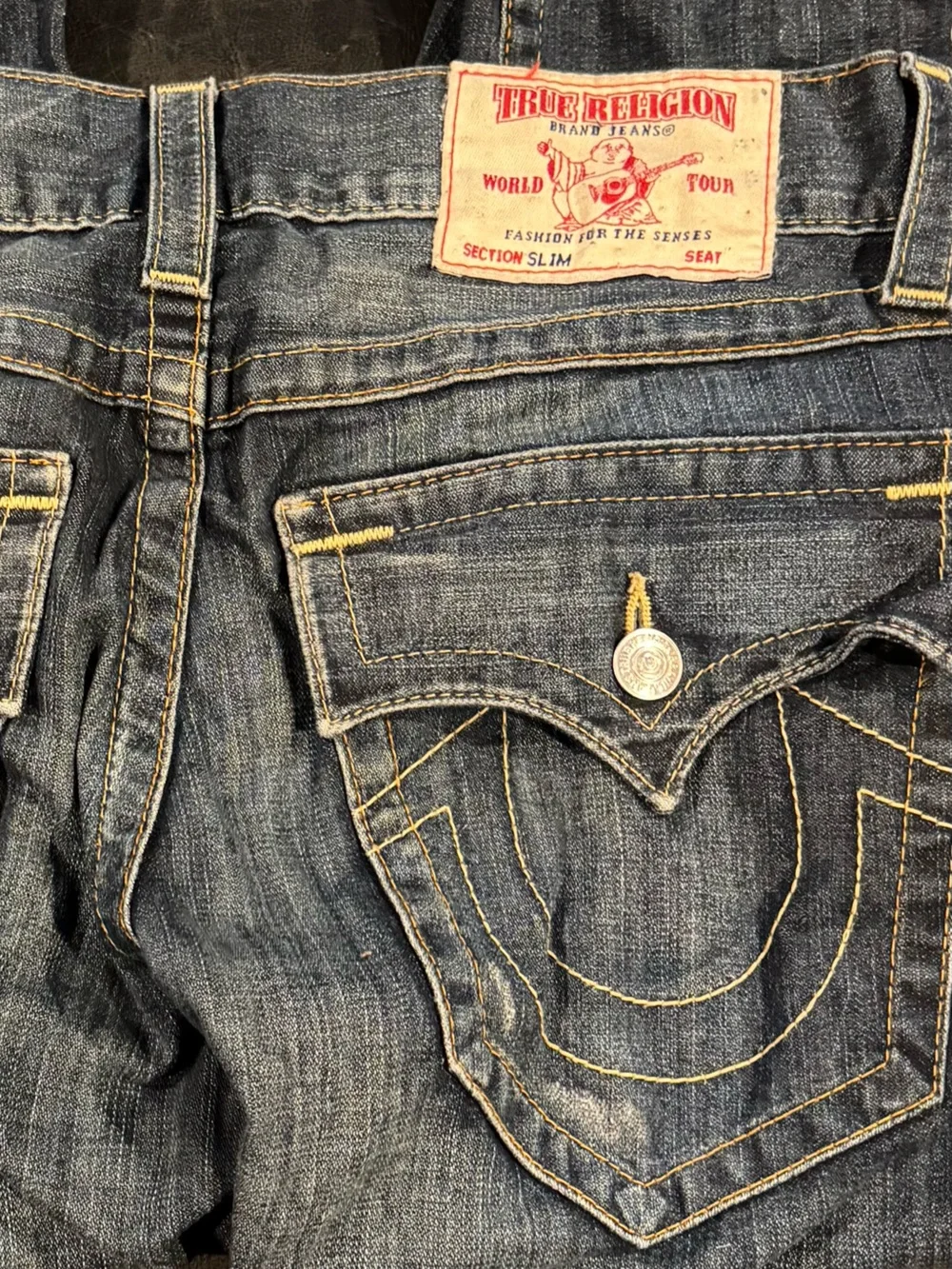 True Religion Indigo Denim Jeans